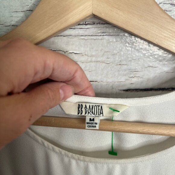 Bb Dakota orange white maxi dress size  medium - Picture 5 of 8